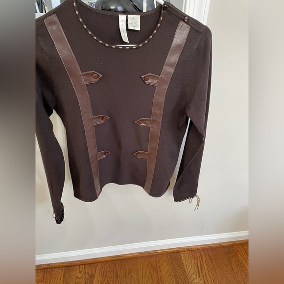 Iwiggy women brown sweater. Made of 78% silk and a lot of Detail size L - Picture 1 of 5